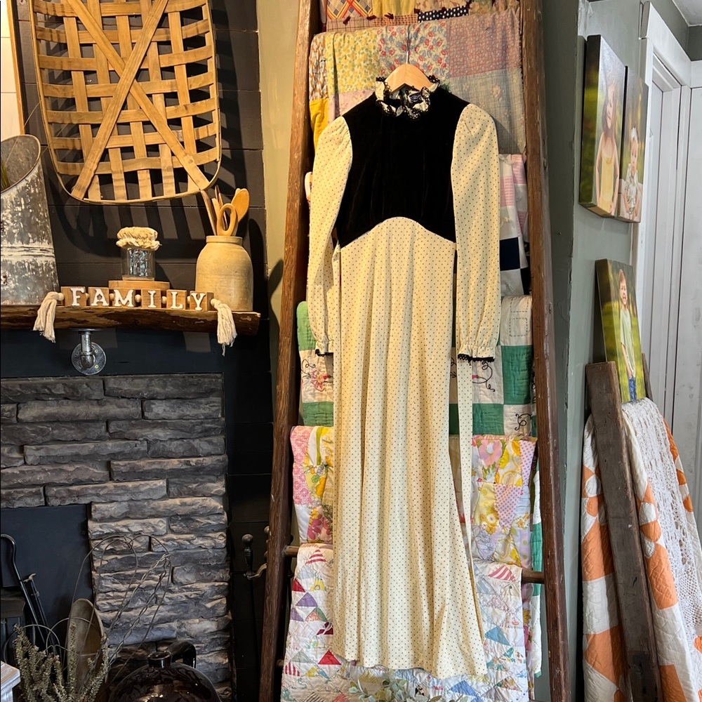 Vintage Connie sage dress